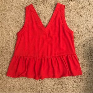 Loft Peplum Tank Top